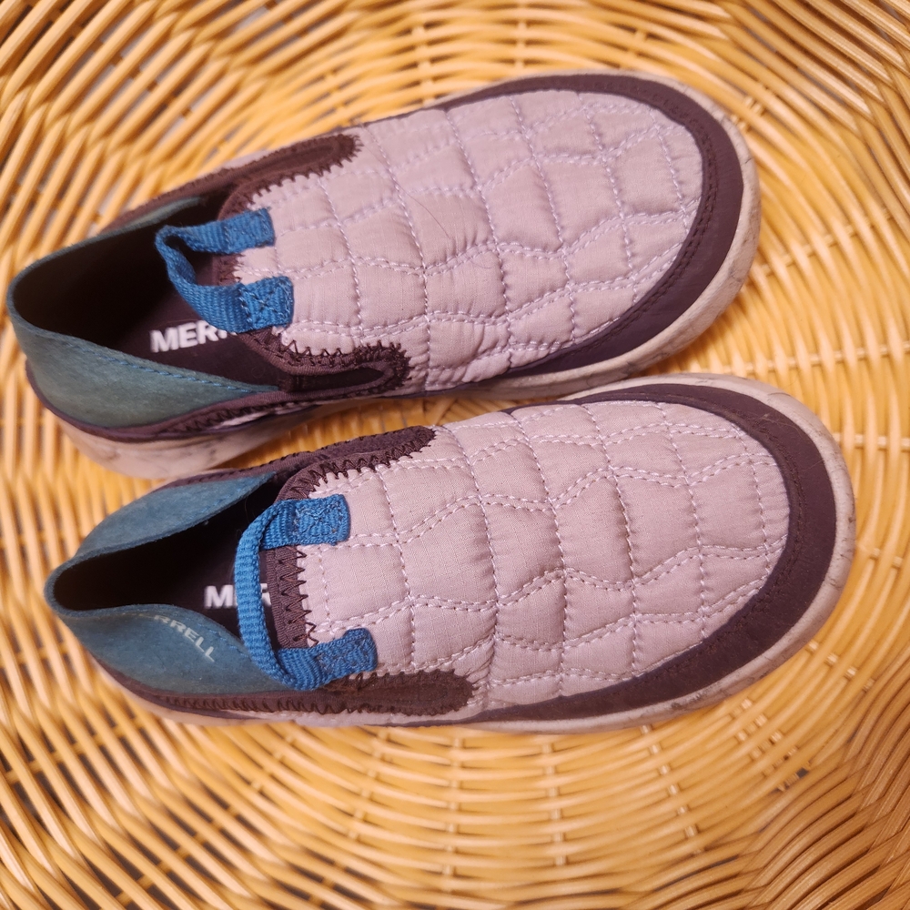 Merrell Purple and Brown Quilted Sneakers Barely Worn